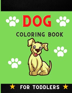Front cover_Dog coloring book for toddlers