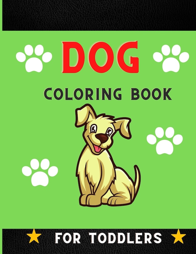 Front cover_Dog coloring book for toddlers