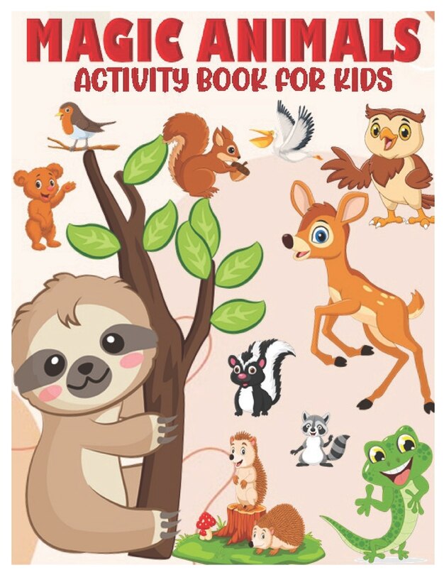 Couverture_Magic Animals Activity Book for Kids