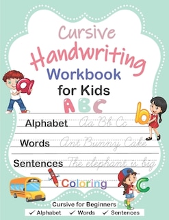 Front cover_Cursive Handwriting Workbook for Kids