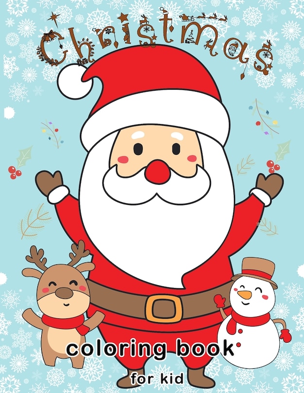 Front cover_Christmas Coloring Book for Kids