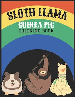 Front cover_sloth llama guinea pig coloring book