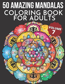 Front cover_50 Amazing Mandalas Coloring Book For Adults