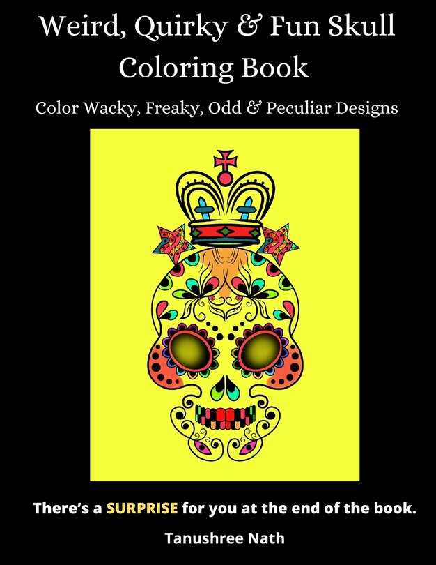 Couverture_Weird, Quirky & Fun Skull Coloring Book