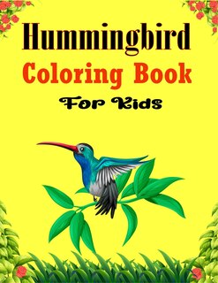 Front cover_Hummingbird Coloring Book For Kids
