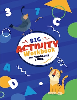 Front cover_Big Activity Workbook for Toddlers and Kids
