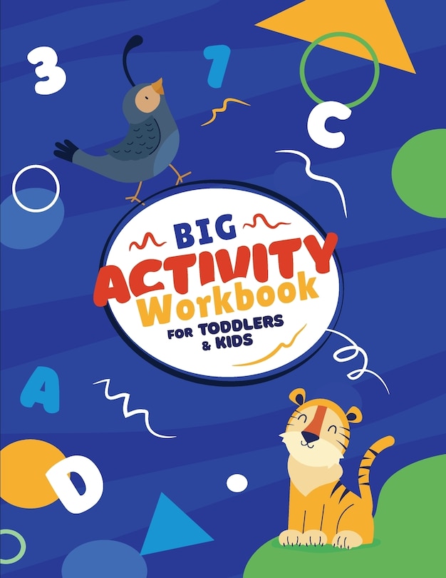 Front cover_Big Activity Workbook for Toddlers and Kids