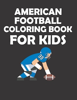 Couverture_American Football Coloring Book for Kids