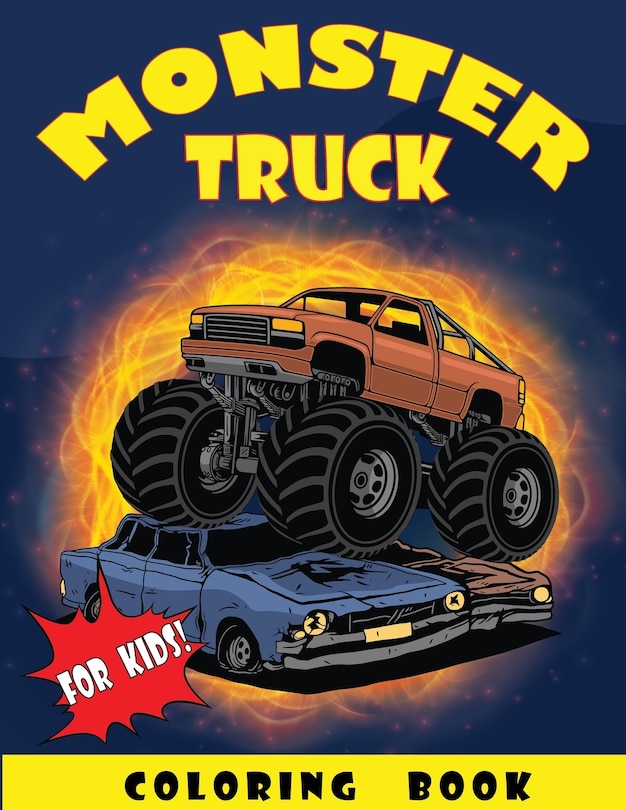 Couverture_Monster Truck Coloring Book for Kids