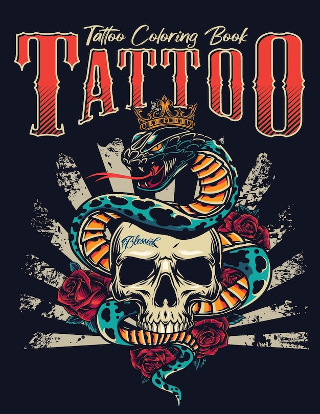 Couverture_Tattoo Coloring Book