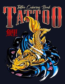 Front cover_Tattoo Coloring Book
