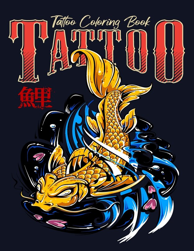 Front cover_Tattoo Coloring Book