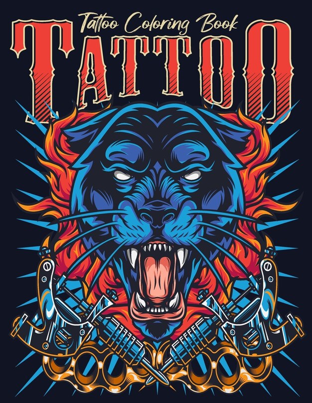 Front cover_Tattoo Coloring Book