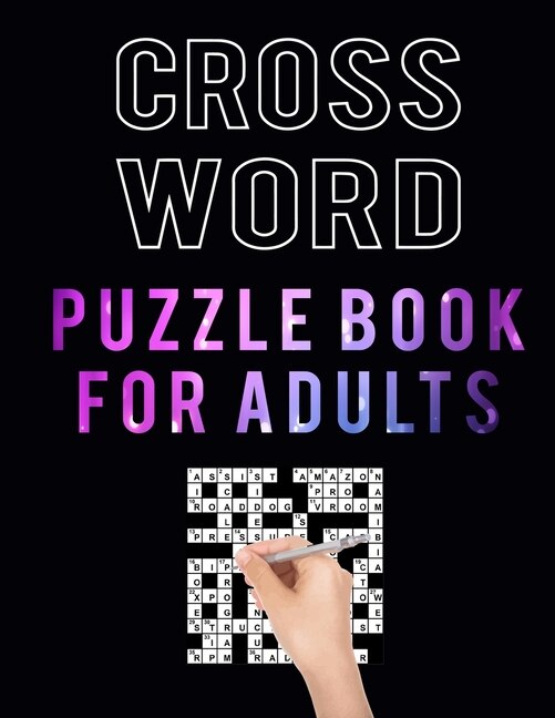 Front cover_Crossword Puzzle Book for Adults