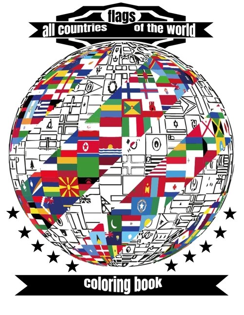 Couverture_All Countries Flags of The World Coloring Book