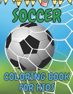 Front cover_Soccer Coloring Book for Kids