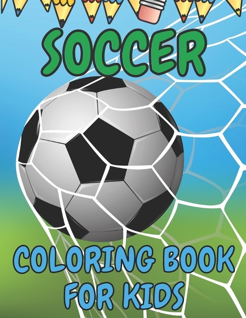 Front cover_Soccer Coloring Book for Kids