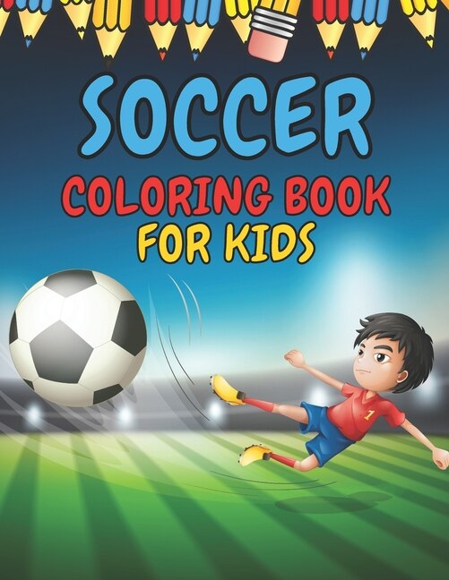 Front cover_Soccer Coloring Book for Kids