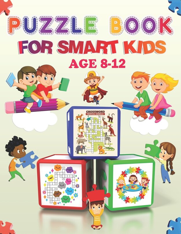 Couverture_Puzzle book for smart kids age 8-12