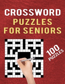 Front cover_Crossword Puzzles for Seniors -100 Puzzles