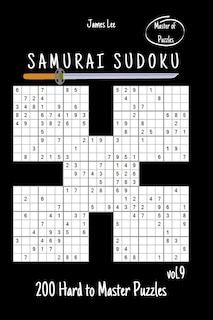 Couverture_Master of Puzzles - Samurai Sudoku 200 Hard to Master Puzzles vol. 9