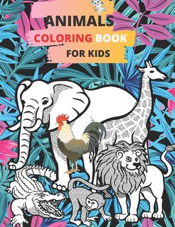 Couverture_Animals coloring book For Kids