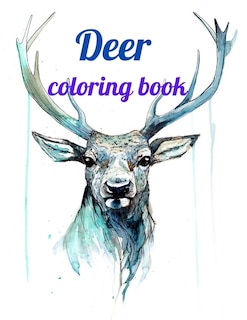 Front cover_Deer coloring book