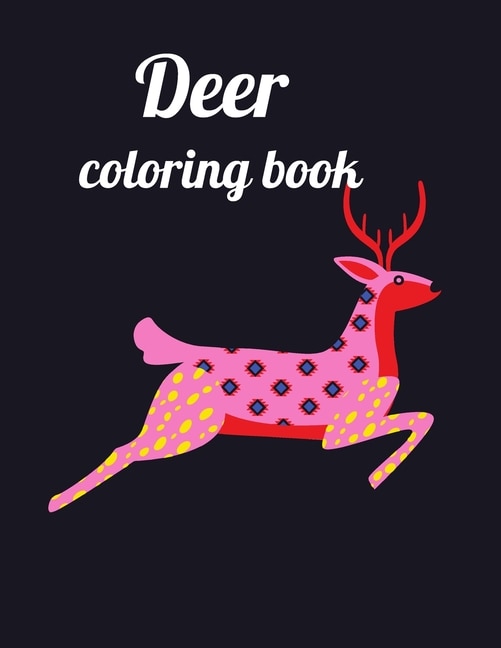 Front cover_Deer coloring book