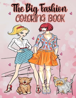 Front cover_The big fashion coloring book
