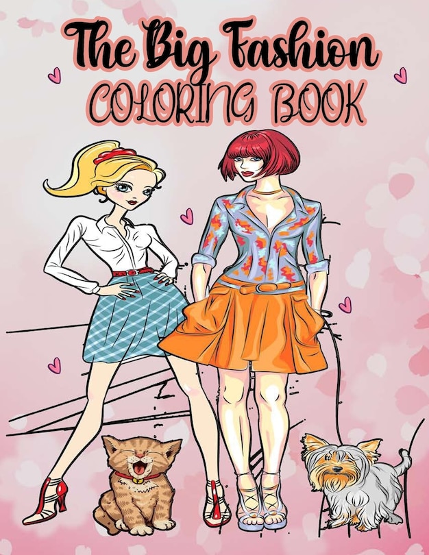 Front cover_The big fashion coloring book