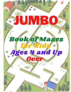 Couverture_jumbo Book of Mazes for Kids Ages 4 and Up Over