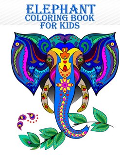 Front cover_Elephant Coloring Book For Kids