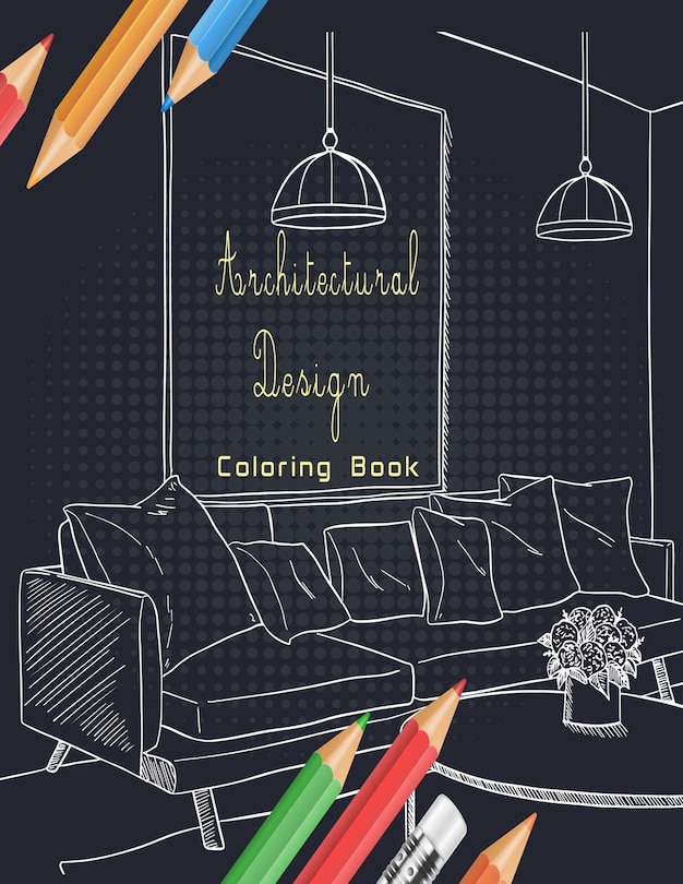 Front cover_Architectural Design Coloring Book