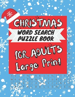 Couverture_Christmas Word Search Puzzle Book For Adults Large Print