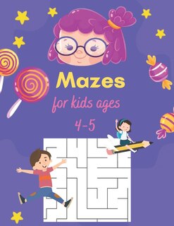 Mazes for kids ages 4-5: A Book Type for kids Beautiful and a cute maze brain games niche activity