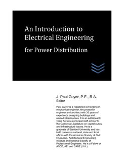 Couverture_An Introduction to Electrical Engineering for Power Distribution