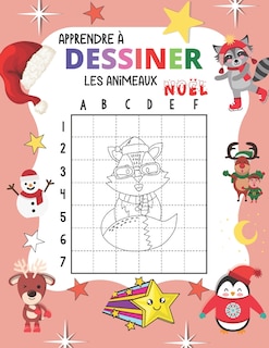 Couverture_Apprendre À Dessiner Les Animeaux Noel