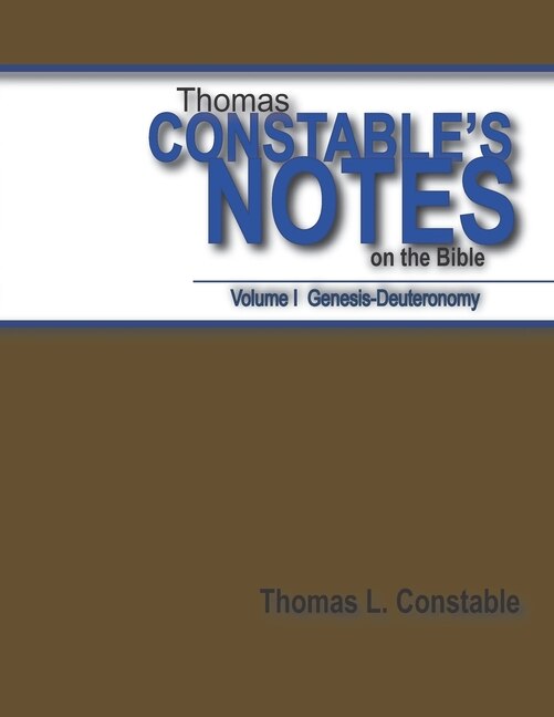 Front cover_Thomas Constable Notes on the Bible Vol. 1