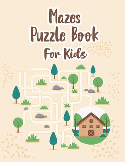 Front cover_Mazes Puzzle Book For Kids