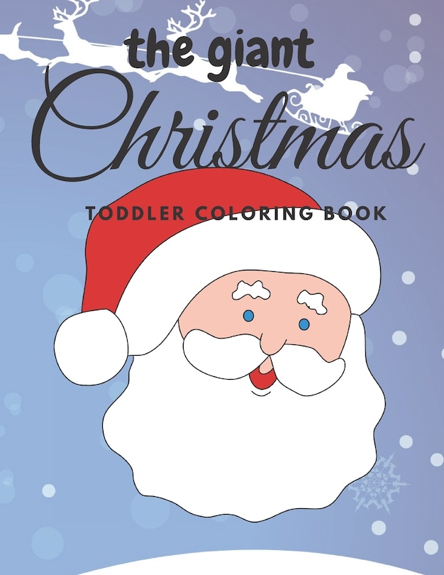 Front cover_The giant christmas toddler coloring book
