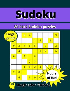 Couverture_80 hard Sudoku puzzles