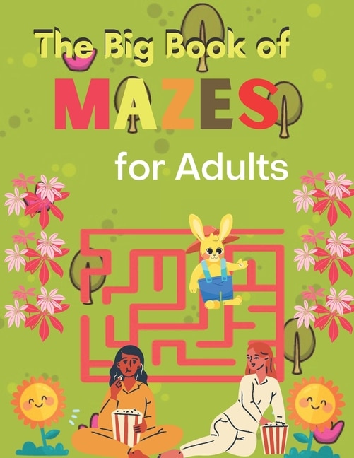 Couverture_The Big Book of mazes for adults