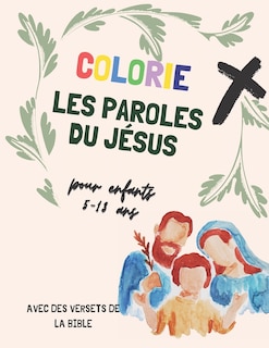 Couverture_Colorie les paroles du Jésus pour enfant 3-13 ans