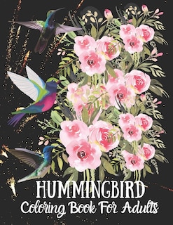 Front cover_Hummingbird Coloring Book For Adults