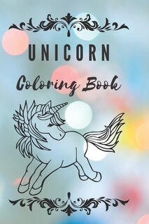 Front cover_Unicorn Coloring Book