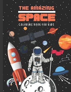Front cover_THE AMAZING SPACE Coloring Book For Kids