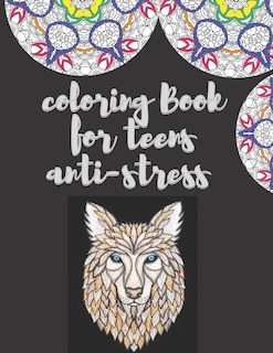 Couverture_coloring book for teens anti-stress