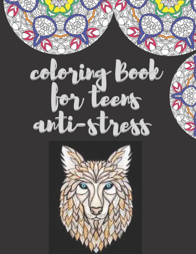 Couverture_coloring book for teens anti-stress