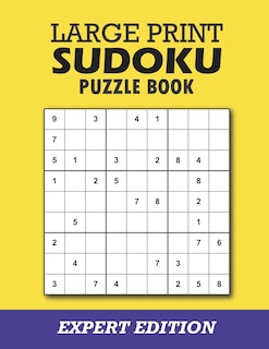 Couverture_Large Print Sudoku Expert Edition