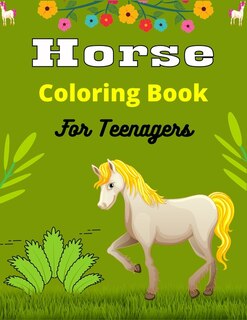 Couverture_Horse Coloring Book For Teenagers